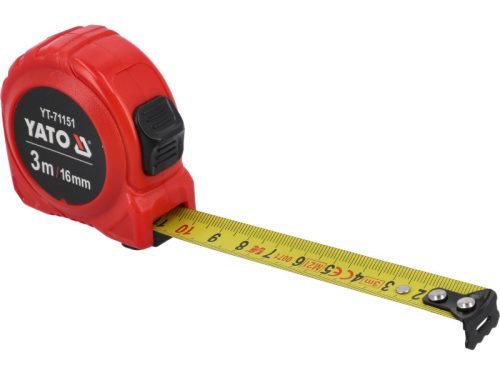 YATO Mérőszalag 3 m x 16 mm