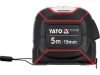 YATO Mérőszalag felső nyílással 5 m x 19 mm gumírozott