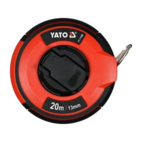 YATO Mérőszalag 20 m x 13 mm acél zárt