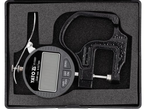 YATO Vastagságmérő digitális 12,7 mm / 0,001 mm