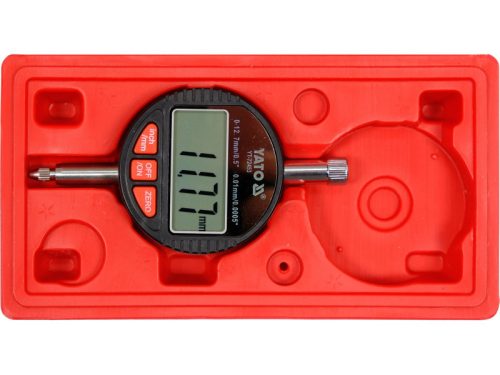 YATO Digitális indikátor óra 0-12,7/ 0,01 mm mágneses