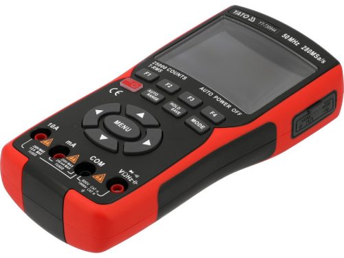 YATO 3 in 1 oszcilloszkóp multiméter funkcióval 280 Msa/A 50 Mhz