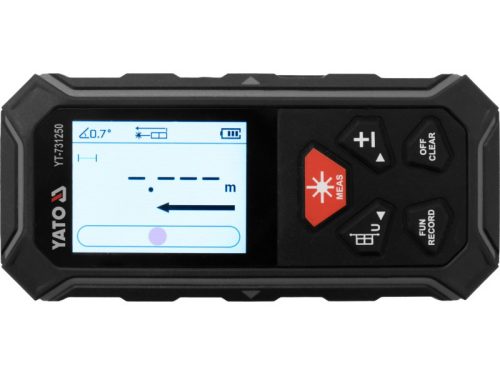 YATO Kétirányú lézeres távolságmérő 2 x 100 m