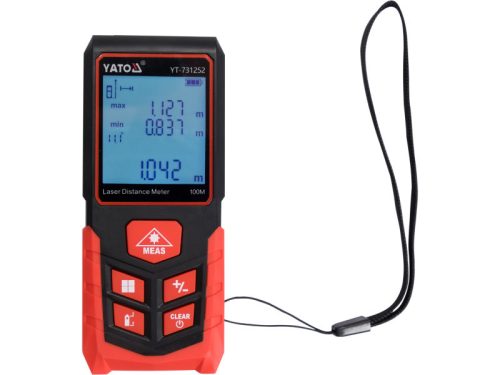 YATO Lézeres távolságmérő 100 m