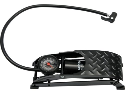 YATO Lábpumpa nyomásmérővel fém 0-0,7 MPa