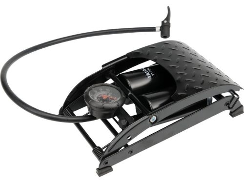 YATO Lábpumpa nyomásmérővel fém