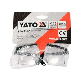 YATO Bifokális védőszemüveg +1,5 víztiszta