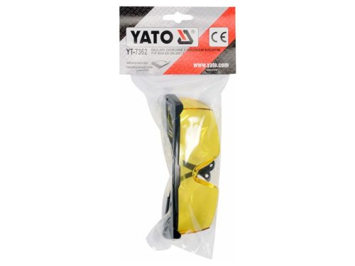 YATO Védőszemüveg 9844 sárga EN 166:2001 F