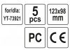 YATO Hegesztőüveg 123 x 98 mm (5 db)
