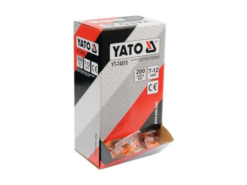 YATO Füldugó 7-12 mm (200 pár)