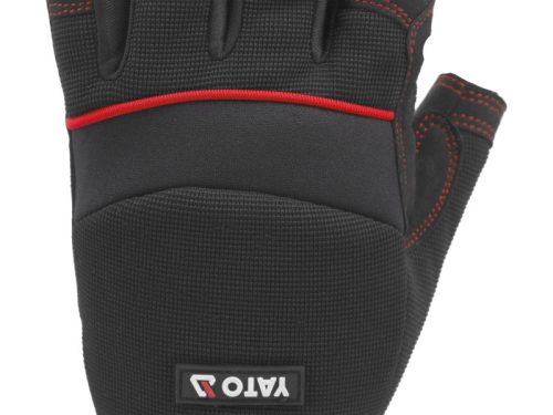 YATO Munkavédelmi kesztyű ujjvég nélküli 8-as fekete