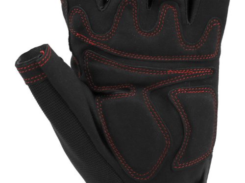 YATO Munkavédelmi kesztyű ujjvég nélküli 8-as fekete