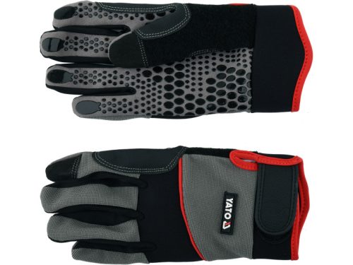 YATO Munkavédelmi kesztyű 8-as pöttyözött