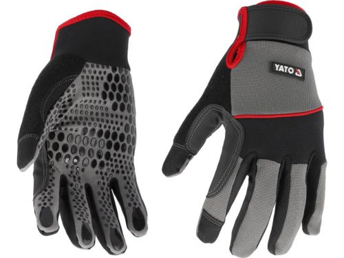 YATO Munkavédelmi kesztyű 11-es pöttyözött