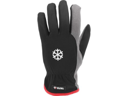 YATO Szerelőkesztyű szintetikus bőr bélelt 8-as