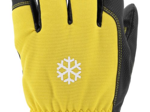 YATO Szerelőkesztyű bélelt erősített 11-es sárga