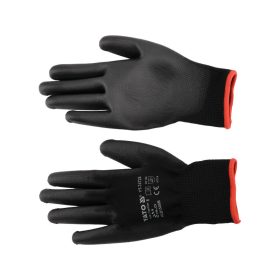 YATO Szerelőkesztyű (mártott FEKETE) 8-as