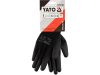 YATO Szerelőkesztyű (mártott FEKETE) 8-as