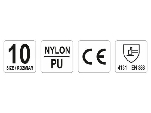 YATO Munkavédelmi kesztyű 10-es