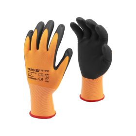YATO Munkavédelmi kesztyű nitril mártott 10-es