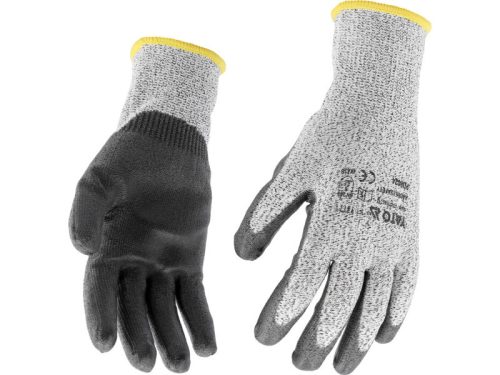 YATO Munkavédelmi kesztyű PU mártott 10-es vágásbiztos