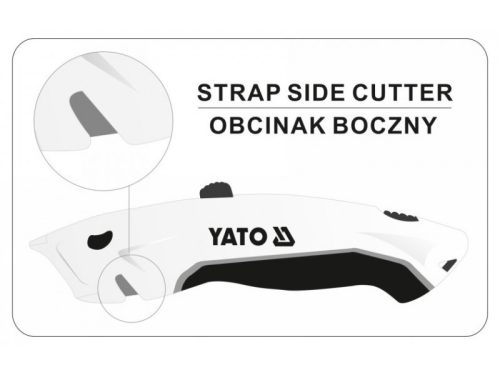 YATO Trapézpengés kés visszahúzható 3 db trapéz pengével