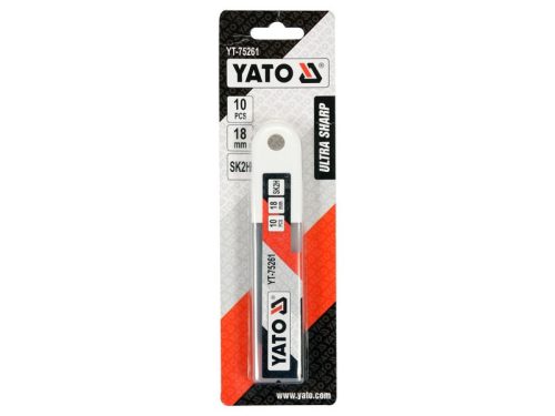 YATO Törhető penge extra éles 18 mm (10 db)