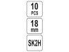 YATO Törhető penge extra éles 18 mm (10 db)