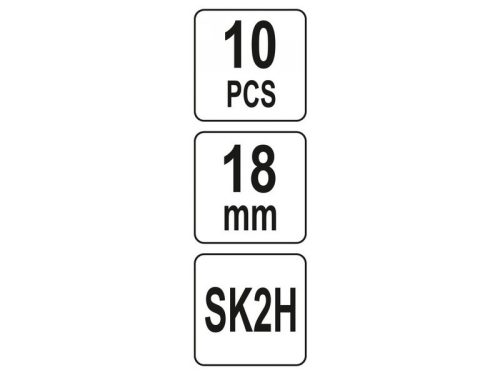 YATO Törhető penge extra éles 18 mm (10 db)