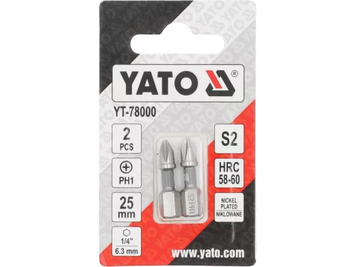 YATO Bithegy PH1 x 25 mm (2 db)