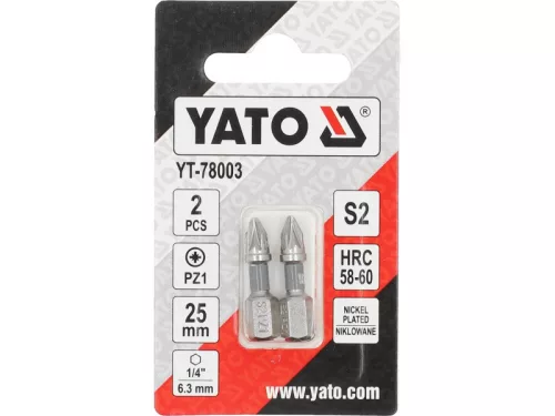 YATO Bithegy PZ1 x 25 mm (2 db)