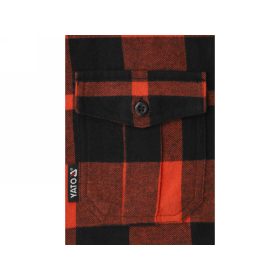 YATO Kockás ing XL-es méret piros