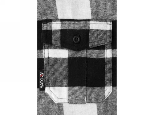 YATO Kockás ing XXL-es méret fehér