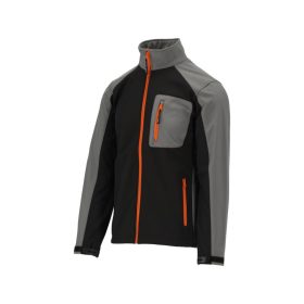   YATO Munkavédelmi softshell kabát fekete-szürke XXXL-es méret 3 zsebes
