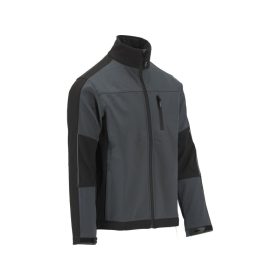   YATO Munkavédelmi softshell kabát szürke-fekete M-es méret 3 zsebes