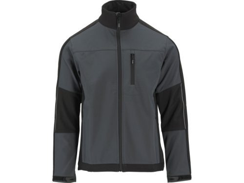 YATO Munkavédelmi softshell kabát szürke-fekete XXL-es méret 3 zsebes