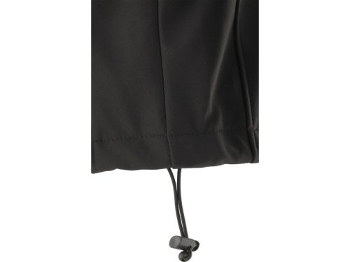 YATO Munkavédelmi softshell kabát kapucnival fekete XXL-es méret 3 zsebes