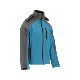   YATO Munkavédelmi softshell kabát kapucnival kék-szürke XXL-es méret