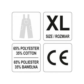 YATO Munkavédelmi kertésznadrág XL-es méret 7 zsebes Dan