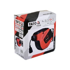 YATO Automata kábeldob falra szerelhető 10 m 3 x 1,5 mm2