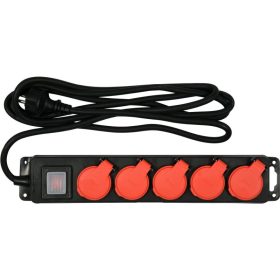 YATO Elektromos hosszabbító 5-ös elosztó 3 m 3 x 1,5 mm2