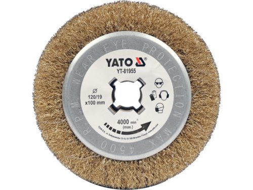 YATO Palástcsiszoló henger 120 x 100 x 91 mm acél