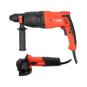   YATO Erőcsomag ( Fúrókalapács SDS plus és Sarokcsiszoló 125 mm 750 W )