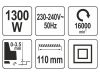 YATO Gyalu 110 mm 1300 W