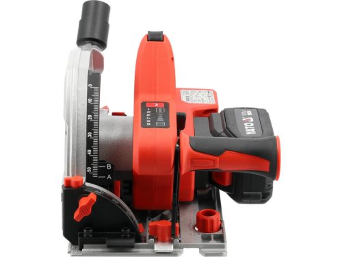 YATO Merülőfűrész 18 V ( 4 ah akkuval és vezetősínnel )