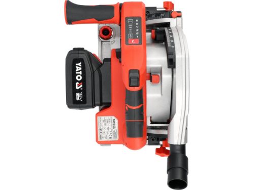 YATO Merülőfűrész 18 V ( 4 ah akkuval és vezetősínnel )