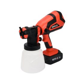   YATO Akkus festékszórópisztoly 1000 ml 18 V Li-Ion (1 x 4,0 Ah akku + töltő)