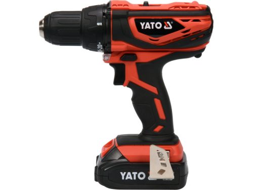 YATO Akkus fúrócsavarozó 40 Nm 18 V Li-Ion (1 x 2,0 Ah akku + töltő)