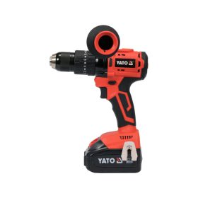   YATO Akkus ütvefúró-csavarozó 75 Nm szénkefe nélküli 18 V (1 x 3,0 Ah akku + töltő)