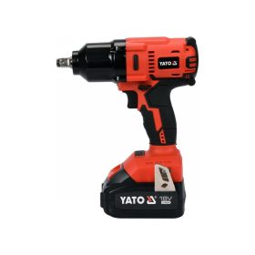   YATO Akkus ütvecsavarozó 1/2" 700 Nm szénkefe nélküli 18 V (1 x 3,0 Ah akku + töltő)
